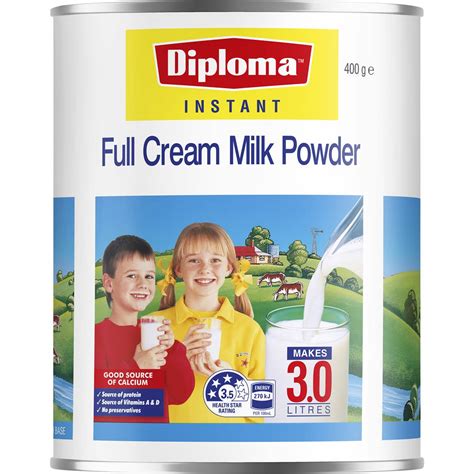 Diploma Full Cream Long Life Milk Powder 400g Woolworths