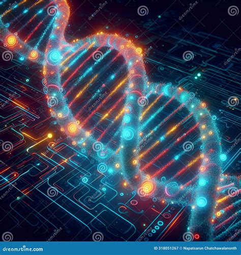 DNA Technology: Unlocking Nature S Secrets. Stock Illustration