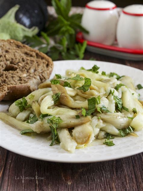 Melanzane In Insalata Cotte In Friggitrice Ad Aria La Mimosa Rosa