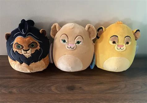 SQUISHMALLOWS DISNEY 7 Simba Nala Scar Lion King HTF New 28 12