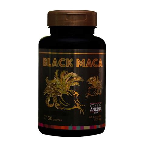 Suplemento Alimentar Black Maca 500mg 60 Cápsulas no Shoptime