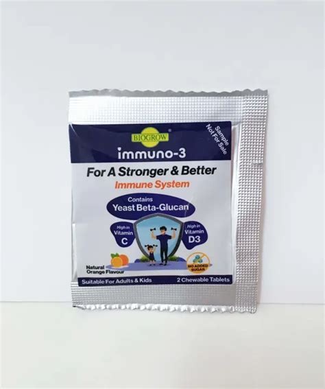 Biogrow Immuno Chewable Vitamin Tablets S Exp Immuno