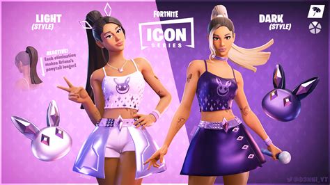 Fortnite Ariana Grande Skin Characters Skins Outfits On Nite Site