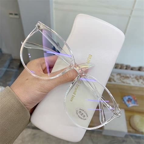 Round Spek Spec Anti Blue Light Blocking Glasses Transparent Spectacles