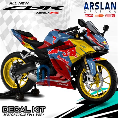 Jual Terbaru Decal Cbr R Redbull Full Body Stiker Cbr R