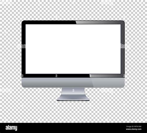 Lcd Tv Monitor Isolated Vector Illustration Stock Vector Image Art