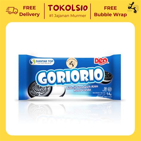 Jual Biskuit Sandwich Goriorio 1 Pack Isi 20 Pcs 14Gr Shopee