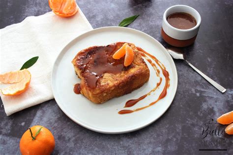 Recette Brioche façon Pain Perdu et Caramel à la Clémentine