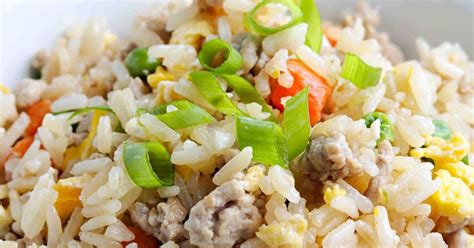 Easy Chinese Pork Fried Rice Recipe From Scratch Adventures Of Mel