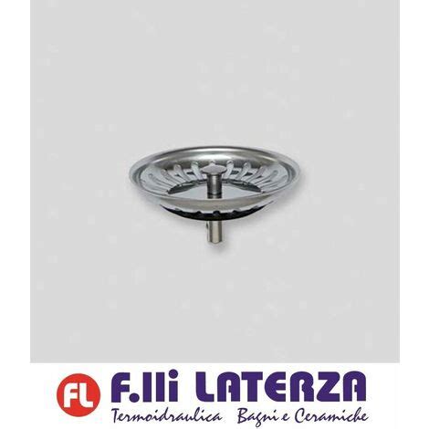 Griglia Inox Basket Tipo Franke Cestello Piletta Tappo Ricambio Lavello