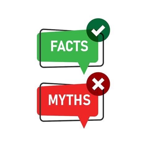 Premium Vector Myths Vs Facts Icon In Flat Style True Or False Vector