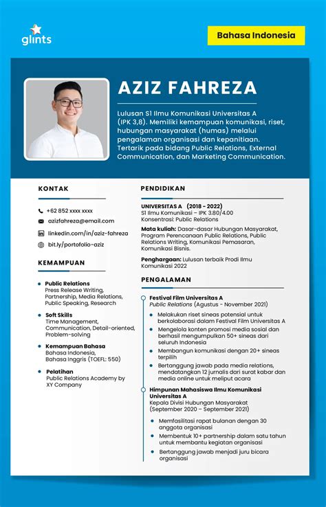 Contoh Cv Pengalaman Organisasi