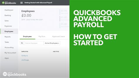 QuickBooks Advanced Payroll How To Get Started YouTube