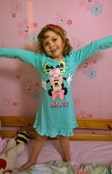 Katie In Her New Minnie Mouse Nightie Wearing Clothes Clothes Nighty