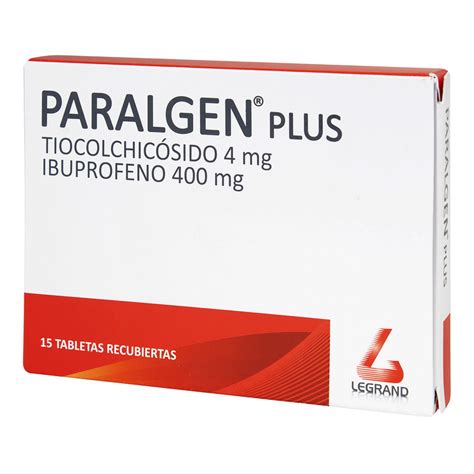 Paralgen Plus 15 Tabletas Farmaprime