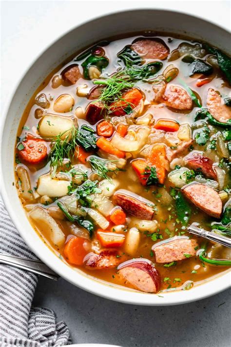 Easy Kielbasa Soup Recipe - Platings + Pairings