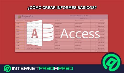 Crear Informe Básico en Access Guía Paso a Paso 2025