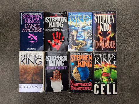 Stephen King Set of Eight Vintage Paperbacks 70's 80's - Etsy