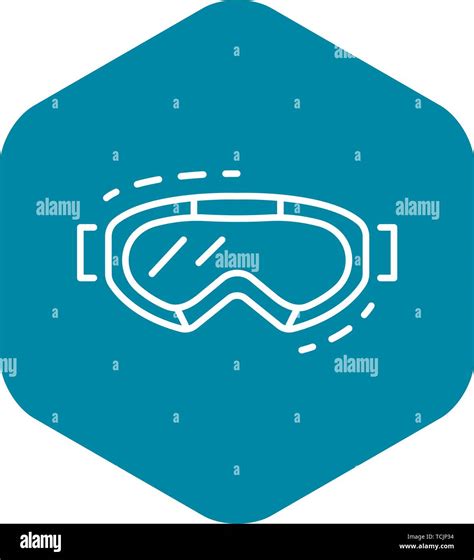 Ski Glasses Icon Outline Style Stock Vector Image And Art Alamy