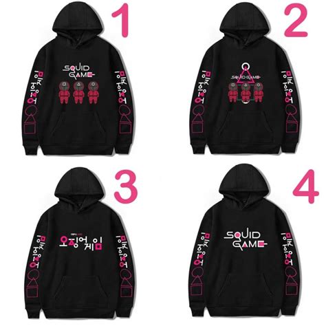 Squid Game Movie Merch Street Style Hip Hop Unisex Hoodie - Teeruto