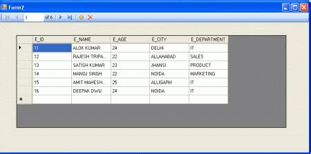 How To Bind A Bindingnavigator With A Datagridview In Windows Forms