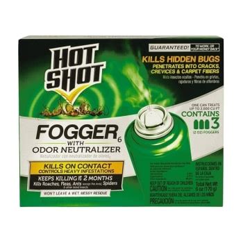 Hot Shot Insect Fogger Aerosol With Odor Neutralizer Case Of 3 HD Supply