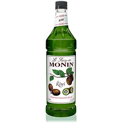 Monin Flavored Syrup Kiwi 33 8 Ounce Plastic Bottle 1 Liter