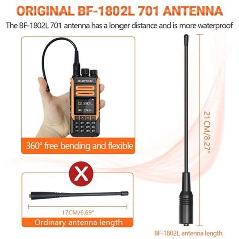 BAOFENG BAOFENG BF 1802L Tri Band High Power Walkie Talkie Long Range