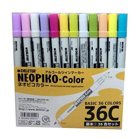 Deleter Marker Sketch Pen NEOPIKO 36 Colors C Set Manga Anime Copic F S