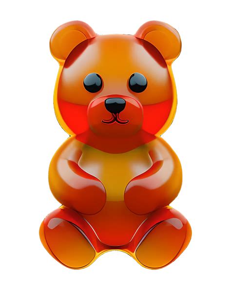 3D Illustration Gummy Bear 47756835 PNG