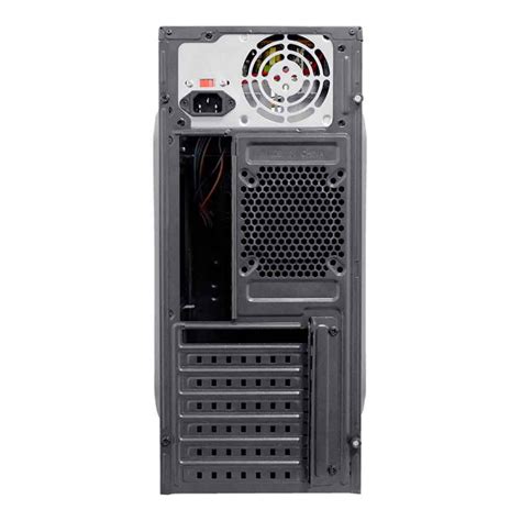 Gabinete GX 75R9 K mex Preto C Fonte PX300 C 2 Usb hd Áudio C Cabo