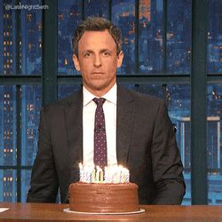 Happy Birthday Funny Fire Extinguisher Cake Seth Meyers Gifdb