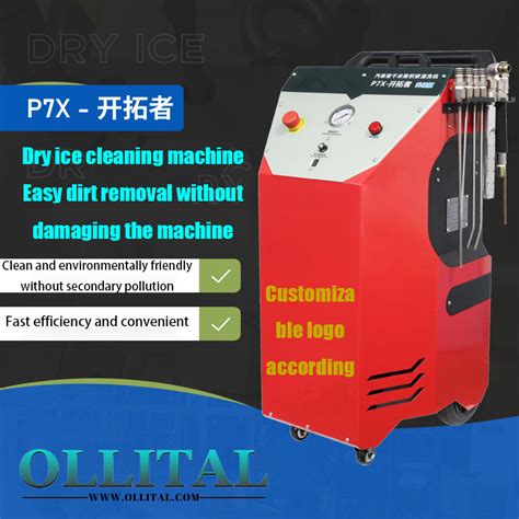 Engine Carbon Deposition Co2 Dry Ice Blasting Cleaning Machine Dry Ice