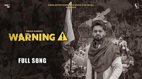 Watch Latest Punjabi Song Music Video Warning Sung By Aman