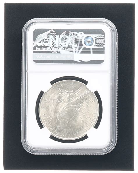 Peace Silver Dollar Ngc Brilliant Uncirculated Pristine Auction