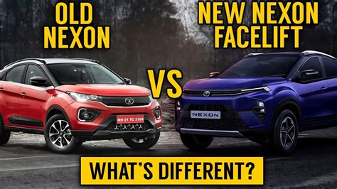 Nexon Facelift 2023 Vs Old Nexon Whats New In Nexon Facelift Tata