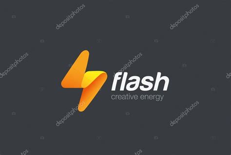 Flash Logo abstract design Stock Vector by ©Sentavio 118294392