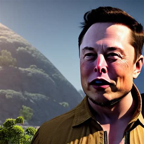 Elon Musk With Very Long Tusks Growing Out Of His Stable Diffusion