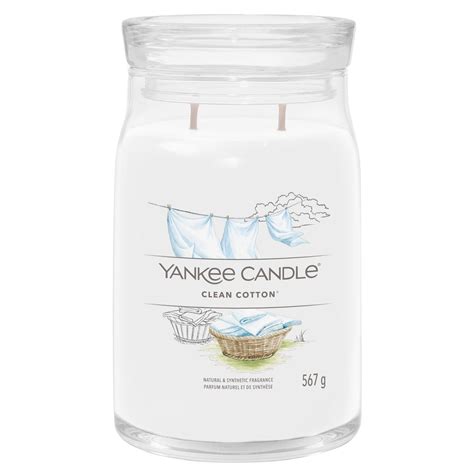 Clean Cotton Signature Large Jar Yankee Candle South Africa