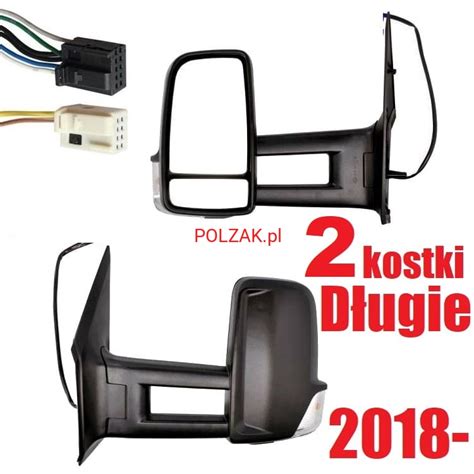 Lusterko LEWE Długie Sprinter 907 910 2018 2 kostki Elektryczne 7