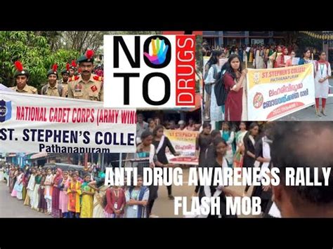 Anti Drug Awareness Rally St Stephens College Flash Mob Ncc Ssc No