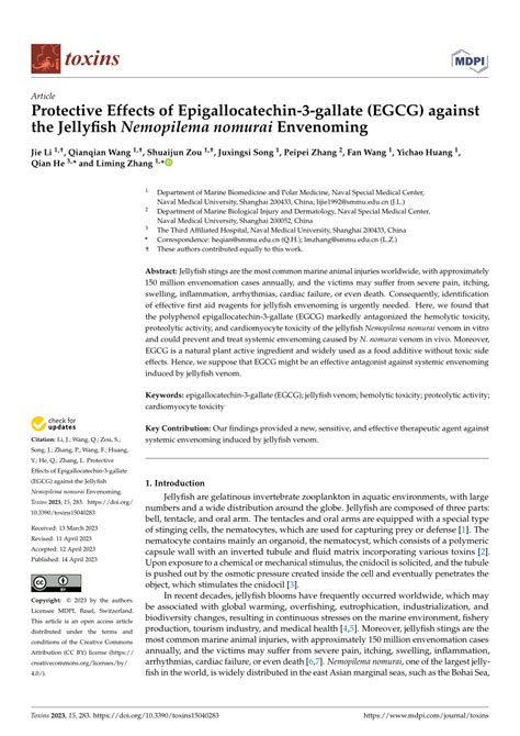 Pdf Protective Effects Of Epigallocatechin Gallate Egcg Against