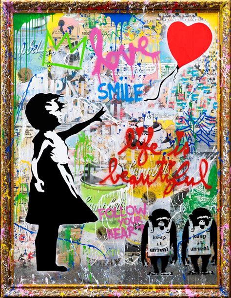 Balloon Girl By Mr Brainwash Whitewall Galleries