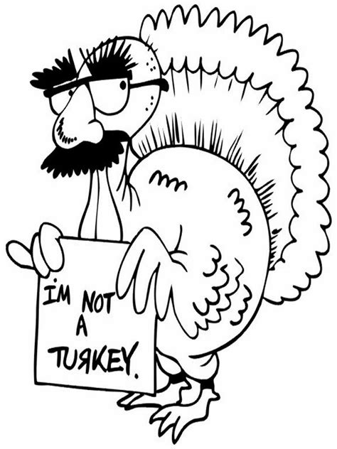 Free Printable Turkey Coloring Pages