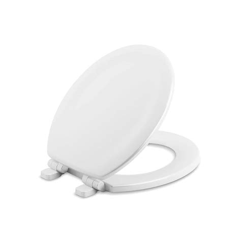 KOHLER Stonewood Round Front Toilet Seat in White K-20467-0 - The Home ...