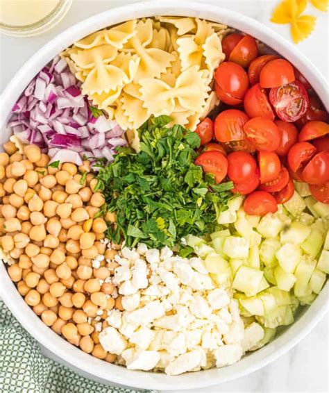 Chickpea Pasta Salad Recipe Build Your Bite