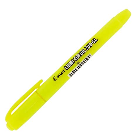 Pincel Marca Texto 200 SL Lumi Color Amarelo Pilot Escrita Lepok