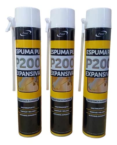 Pack Espuma Expansiva Poliuretano Sellador Aislante Ml Cuotas