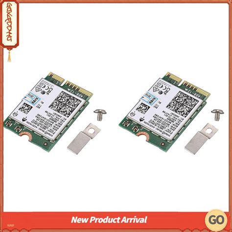 2x For Intel Wi Fi 6 Ax201 Bluetooth 50 Dual Band 24g5g Wireless Ngff Button E Cnvi Wifi Card