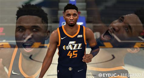 Nba K Donovan Mitchell Cyberface And Body Model By